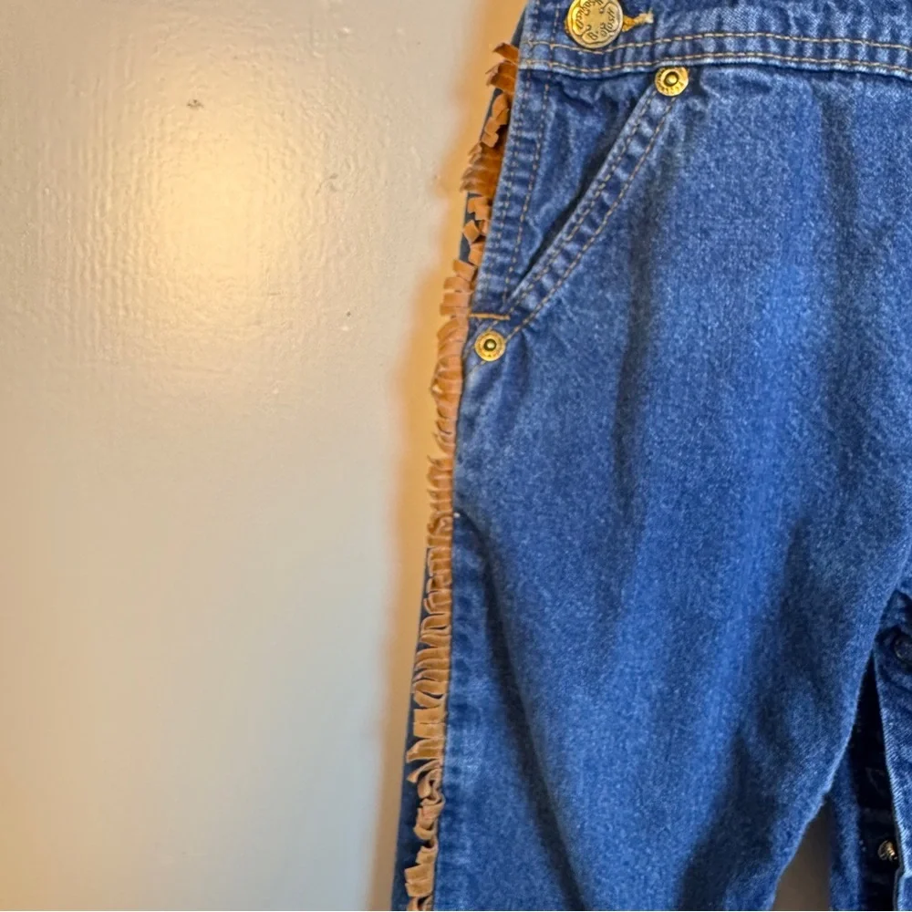 Vintage OshKosh B'gosh Blue Jean Cowboy Overalls 18 Months USA Farmer Ranch‎